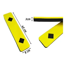 Kit Com 20 Protetores De Parachoque Eva Parede Garagem Cor Amarelo/preto Foto mini 3