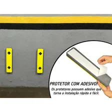 Kit Com 20 Protetores De Parachoque Eva Parede Garagem Cor Amarelo/preto Foto mini 4