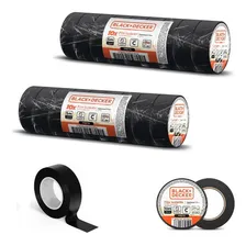 Kit Com 20 Rolos Fita Isolante Black+decker Preta 18mm X 5m Foto mini 1