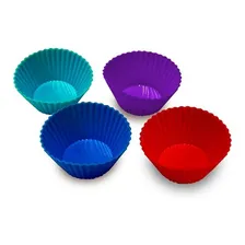 Kit Com 24 Forminha De Mini Empada Em Silicone Cor VARIADOS Foto mini 1