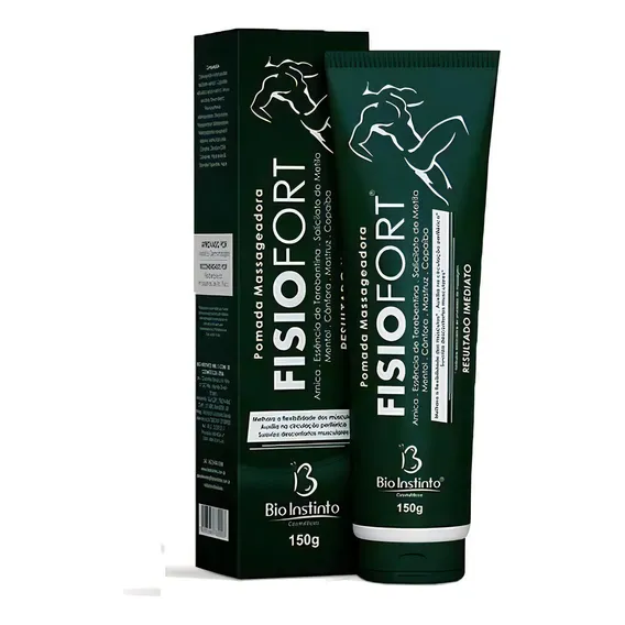 Kit Com 24 Pomada Fisiofort Massageadora Bio Instinto 150g Foto 1