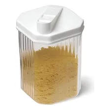 Kit Com 24 Unidades De Açucareiro Ou Farinheiro Transparente Cor Branco Foto mini  3