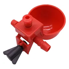 Kit Com 25 Bebedouros Automáticos Para Aves Cor Vermelho Foto mini 1
