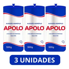 Kit Com 3 Algodão Hidrófilo em Rolo 500g Apolo Foto mini 2