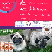 Kit Com 3 Antipulgas Bravecto Cães De 4,5 A 10 Kg - 250 Mg Foto mini 4