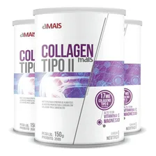 Kit com 3 colágeno tipo 2 ii em pó neutro 150g chá mais Clinicmais Foto mini  3