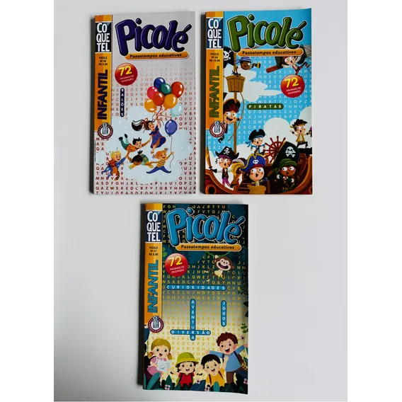 Kit Com 3 Coquetel Picolé Encadernadas Foto 1