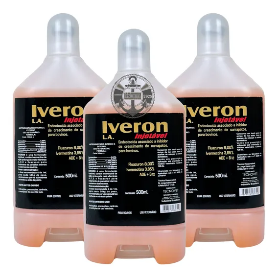 Kit Com 3 Frascos De Iveron La -500ml - Tratamento Completo Foto 1