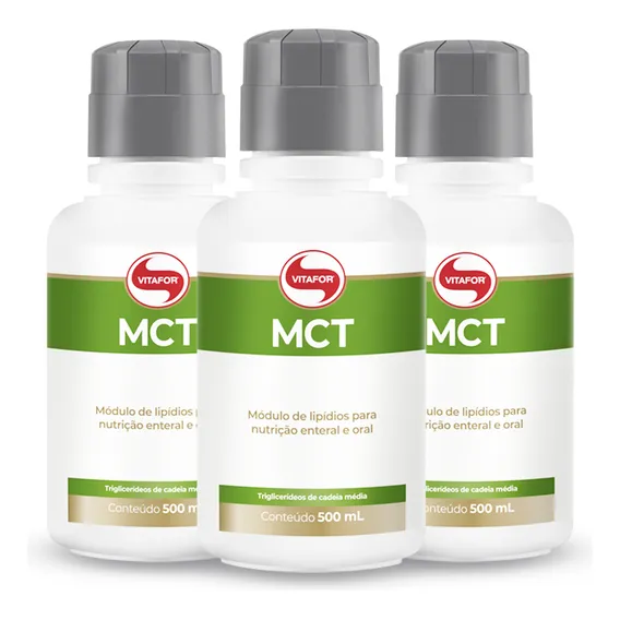Kit Com 3 Mct 500ml - Vitafor Foto 1