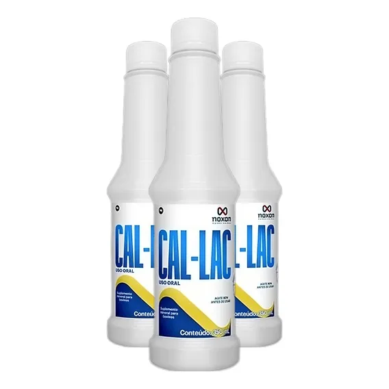Kit Com 3 Noxon Cálcio Oral Cal-lac 350ml Foto 1