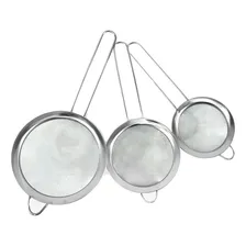 Kit Com 3 Peneiras Inox Cozinha Pmg Foto  mini 1