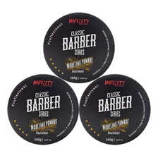 Kit Com 3 Pomadas Barber Infinity Incolor 160g Foto mini 1