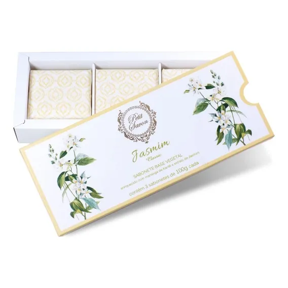 Kit Com 3 Sabonetes Vegetal Petit Savon Classic 100g Cada Foto 1