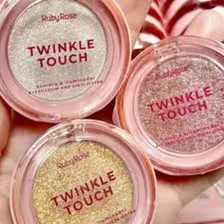 Kit com 3 Sombras E Iluminador Twinkle Touch Ruby Rose Foto mini 3