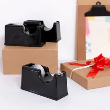 Kit Com 3 Suportes De Fita Adesiva Durex Preto Office Basic Foto mini  3