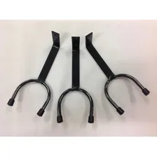 Kit Com 3 Suportes De Violão De Parede Cor Preto Foto mini 1