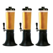 Kit Com 3 Torres De Chopp Doutor Beer 2,5 Litros Com 2 Refil Foto mini 1