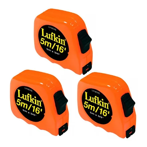 Kit Com 3 Unidades - Trena Economic 5mt L516cme Lufkin Foto 1