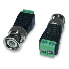 Kit Com 30 Conector - 20 Bnc Borne + 10 P4 Macho Para Cftv Foto mini  2