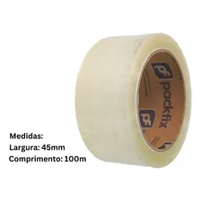 Kit Com 30 Fita Adesiva Transparente 45 Mm X 100 Metros Foto mini 4