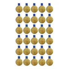 Kit Com 30 Medalhas De Ouro M43 Honra Ao Mérito Fita Crespar Foto  mini 1