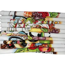 Kit Com 30 Panos - Jogo Pano De Prato Estampado - Atacado Liso Foto mini 4
