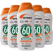 Kit Com 30 Protetor Solar Fps 60 1/3 Uva C/ Repelente 120ml Foto mini 1
