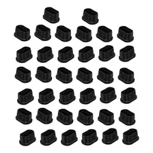 Kit Com 32 Ponteiras Interna Pés Cadeira Iso Oblongo Cor Preto Foto  mini 1