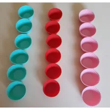 Kit Com 36 Unidades De Forma De Silicone Para Cupcake Cor Variados Foto mini 2