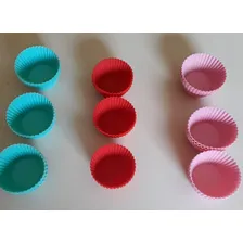 Kit Com 36 Unidades De Forma De Silicone Para Cupcake Cor Variados Foto mini 4