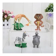 Kit Com 4 Bonecos Madagascar -miniaturas - Produto No Brasil Foto mini 2
