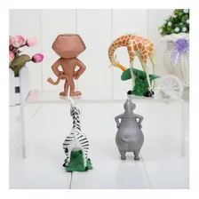 Kit Com 4 Bonecos Madagascar -miniaturas - Produto No Brasil Foto mini 4