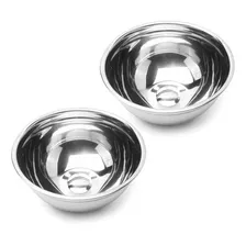 Kit Com 4 Bowl De Inox Profissional 18cm Cumbuca Restaurante Foto mini 2