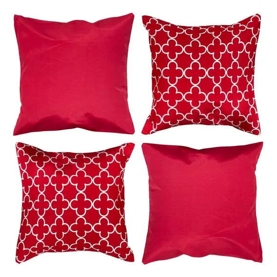 Kit Com 4 Capas De Almofadas Decorativas Para Sofá - Panamá Foto 1