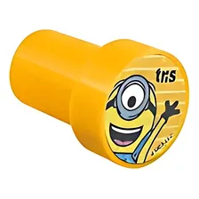 Kit Com 4 Carimbos Autotintado Minions Encaixe P/ Lápis Tris Foto mini 4