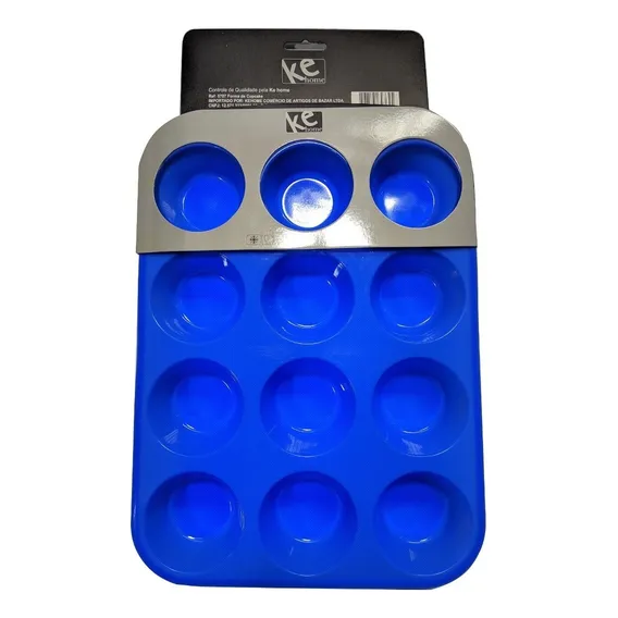 Kit Com 4 Cartelas De Forma De Silicone Mini Pudim Mini Bolo Cor Variados Foto 1