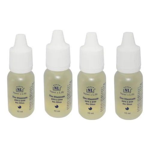 Kit Com 4 Òleos Vitaminados Para Área Dos Olhos Nawts Life Tipo De Pele Foto 1