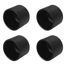 Kit Com 4 Ponteira Externa Pe Cadeira Pvc 3/4 2cm Preta Foto mini 1