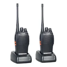 Kit Com 4 Radios Baofeng 777s Bandas de freqüência 433 Cor Preto Foto mini  2