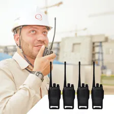 Kit Com 4 Radios Baofeng 777s Bandas de freqüência 433 Cor Preto Foto mini 4