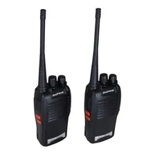 Kit Com 4 Radios Baofeng 777s Bandas de freqüência 433 Cor Preto Foto mini  3