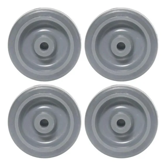 Kit Com 4 Roda 4 Pol Pvc Até 65kg Schioppa Foto 1