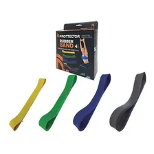 Kit Com 4 Rubber Band Mini Band Faixa Elástica Pilates Fisioterapia Foto  mini 1