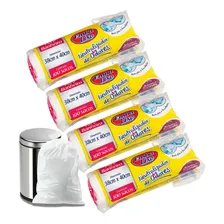 Kit Com 400 Sacos De Lixo 10 Litros 38x40 Inibidor De Odor Foto mini 1