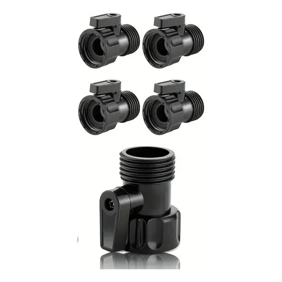 Kit Com 5 Adaptadores De Torneira Para Mangueira Com Válvula Foto 1