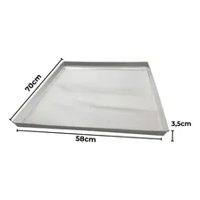 Kit Com 5 Assadeiras Master PĂŁo Doce CĂ´nica 68x58 AlumĂnio Cor Cinza Foto mini 2
