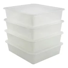 Kit Com 5 Bandejas Plástica Empilhável 12 Litros P/ Salgados Foto mini  2