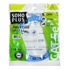 Kit Com 5 Cabo Patch Cord Cat5e Furukawa Sohoplus 2.5m Rj45 Foto mini 4