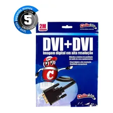 Kit Com 5 Cabos Dvi Para Dvi, 2 Metros - Cirilo Cabos Foto mini 1