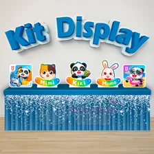 Kit Com 5 Displays Totens De Mesa Babybus Foto  mini 1